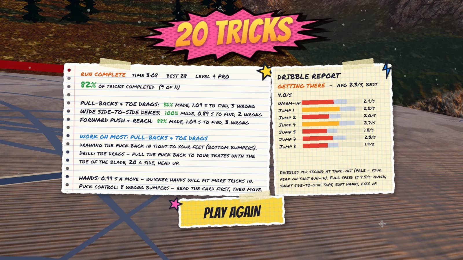 Two More trick report