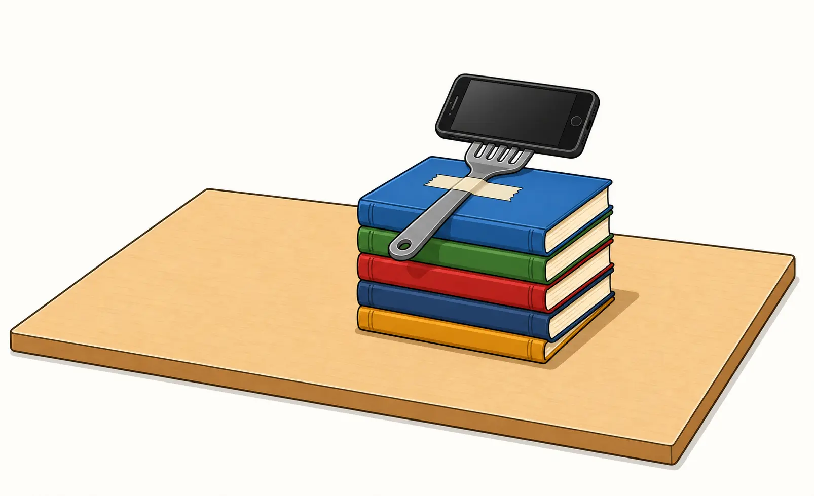 Spatula method phone tracking setup